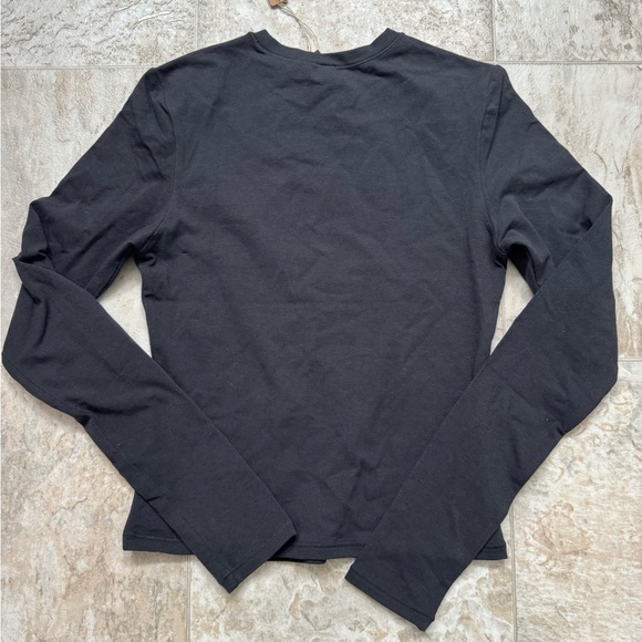 NWT Skims Cotton Jersey Long Sleeve T-Shirt, Size Small - Picture 2 of 3